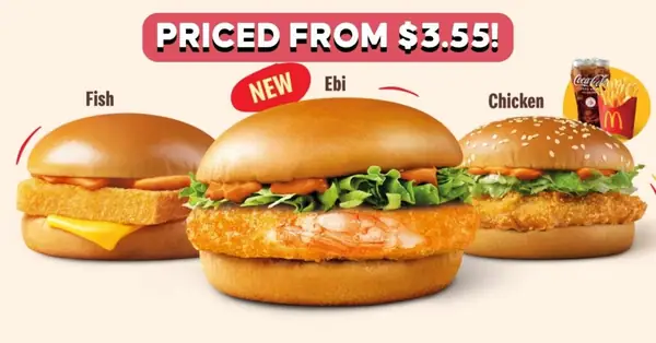 McDonald’s Brings Back Spicy Tomato Burger, Now With New Ebi Patty