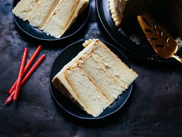 White Mountain Layer Cake with Marshmallow Buttercream