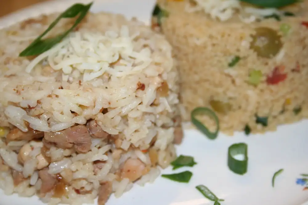 Risotto with chicken