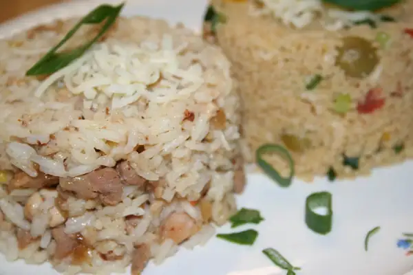Risotto with chicken
