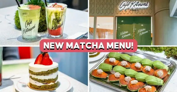 Cafe Kitsune Has New Matcha Drinks And Desserts For A Limited Time