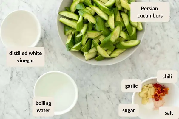 Spicy Egyptian Cucumber Pickles