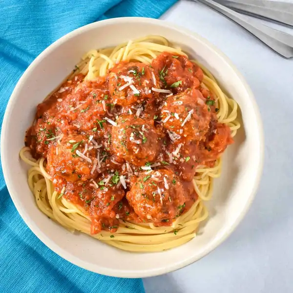 Spaghetti and Turkey Meatballs