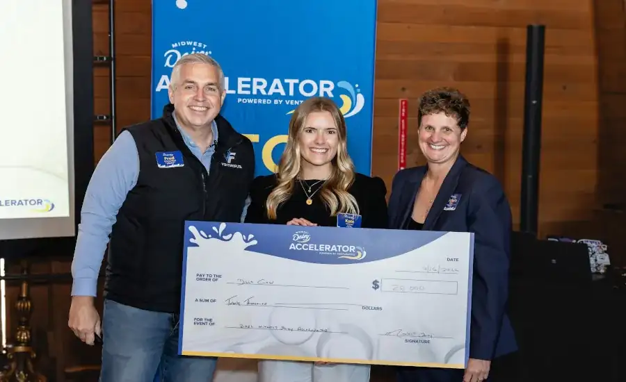 Disco Cow wins Midwest Dairy Accelerator grand prize