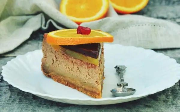Nutella Cheesecake With Oranges