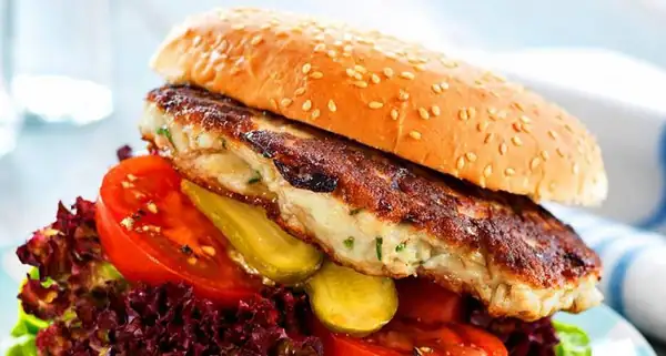 Of course you make the fish burger yourself