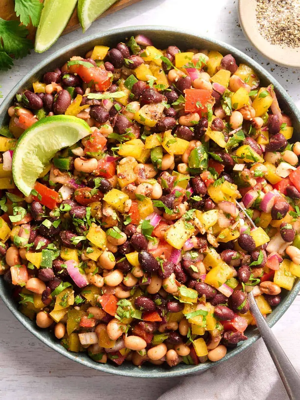 Cowboy Caviar is a great chip dip, taco topper, or simple side dish