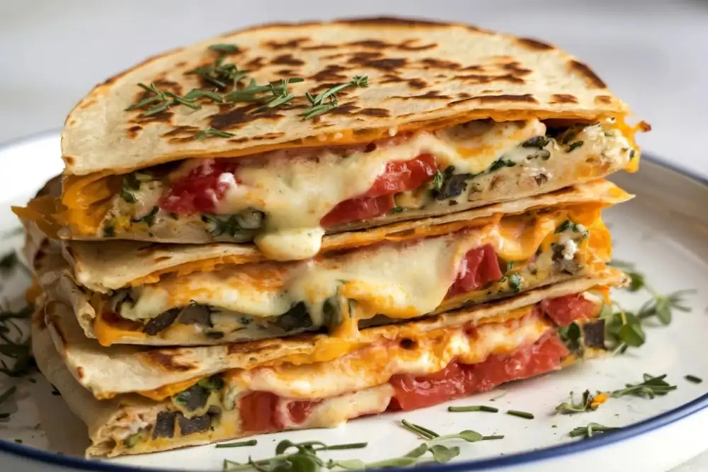 Fresh cheese quesadillas: easy recipe