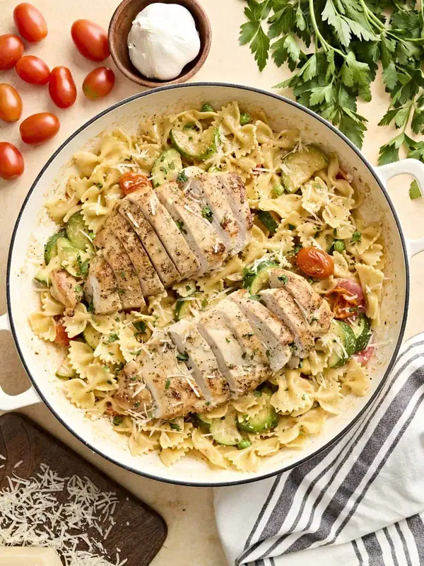 Chicken Pasta Primavera