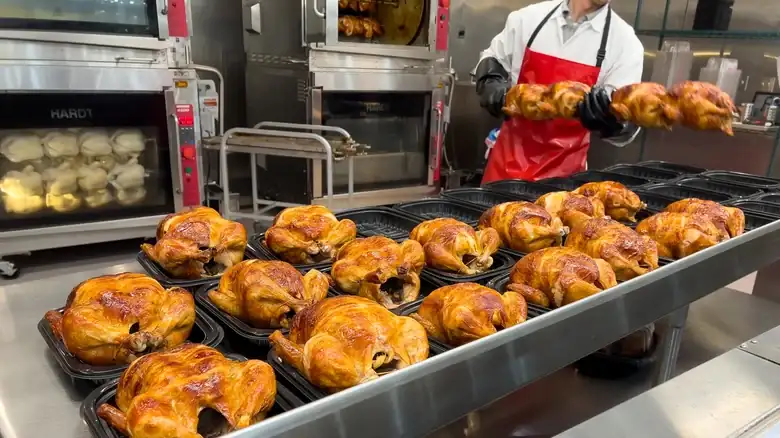 Costco Shoppers Are Noticing A Strange 'Soapy' Taste To Rotisserie Chicken