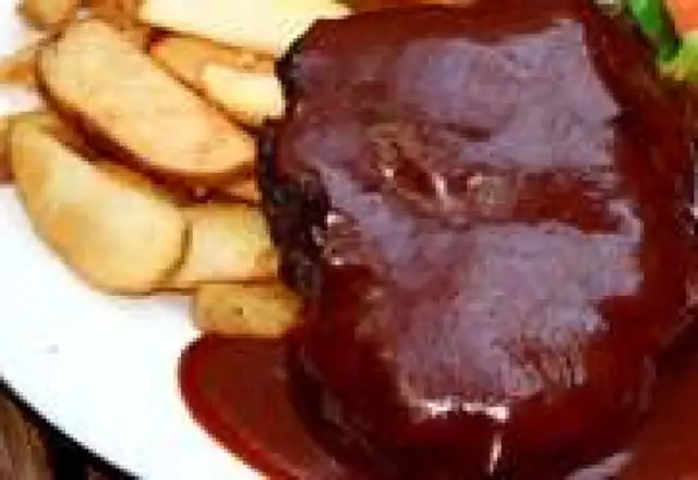 FILETE T-BONE y SALSA BARBACOA