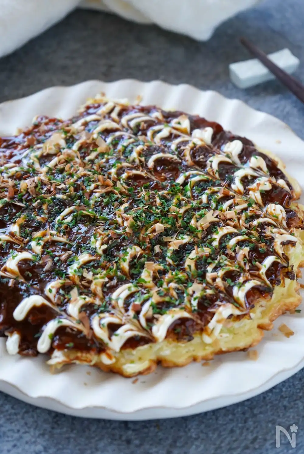 Fluffy, gooey, and chewy ♡ Okonomiyaki - a dish you'll want to make again and again!