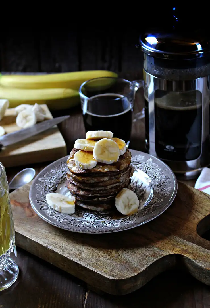Tortitas de plátano sin harina
