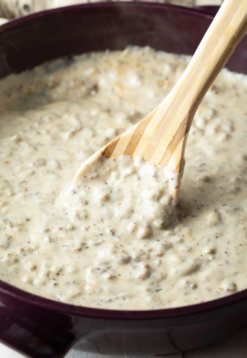 Easy Sausage Gravy and Biscuits