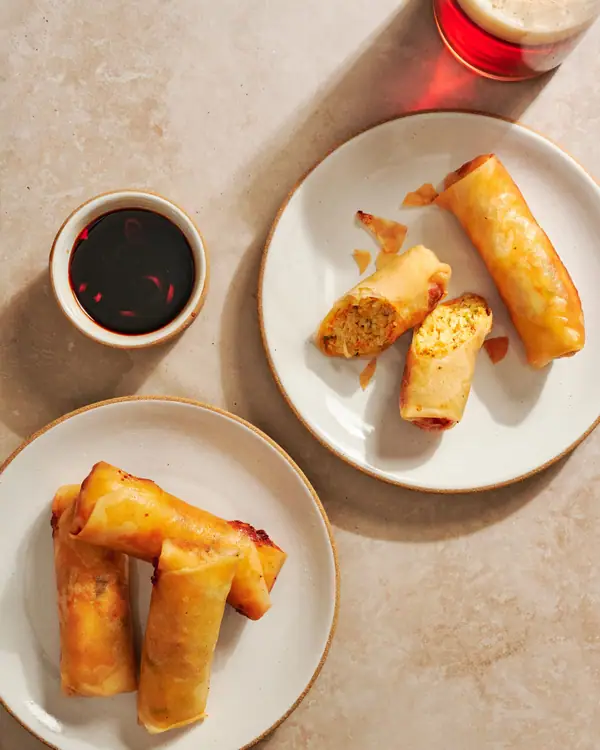 Stone Crab Lumpia With Chile-Soy Vinegar Recipe