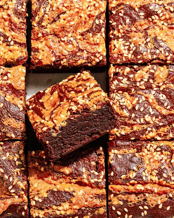 Halva Swirl Brownies Recipe