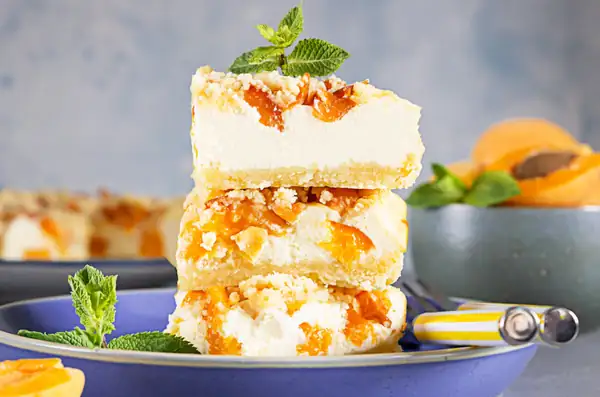 A heavenly, delicious cake. Each piece literally melts in your mouth