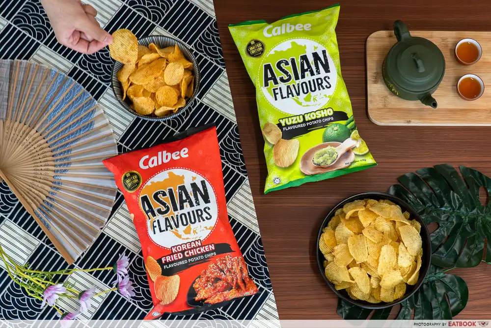 Calbee Launches Limited-Edition Korean Fried Chicken And Yuzu Kosho Chips, Part Of Their New Asian Flavours Series