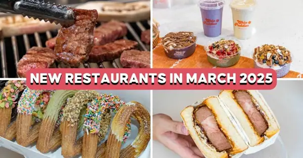 10 New Restaurants In March 2025—Michelin-Approved Churros, XL Katsu Don And More
