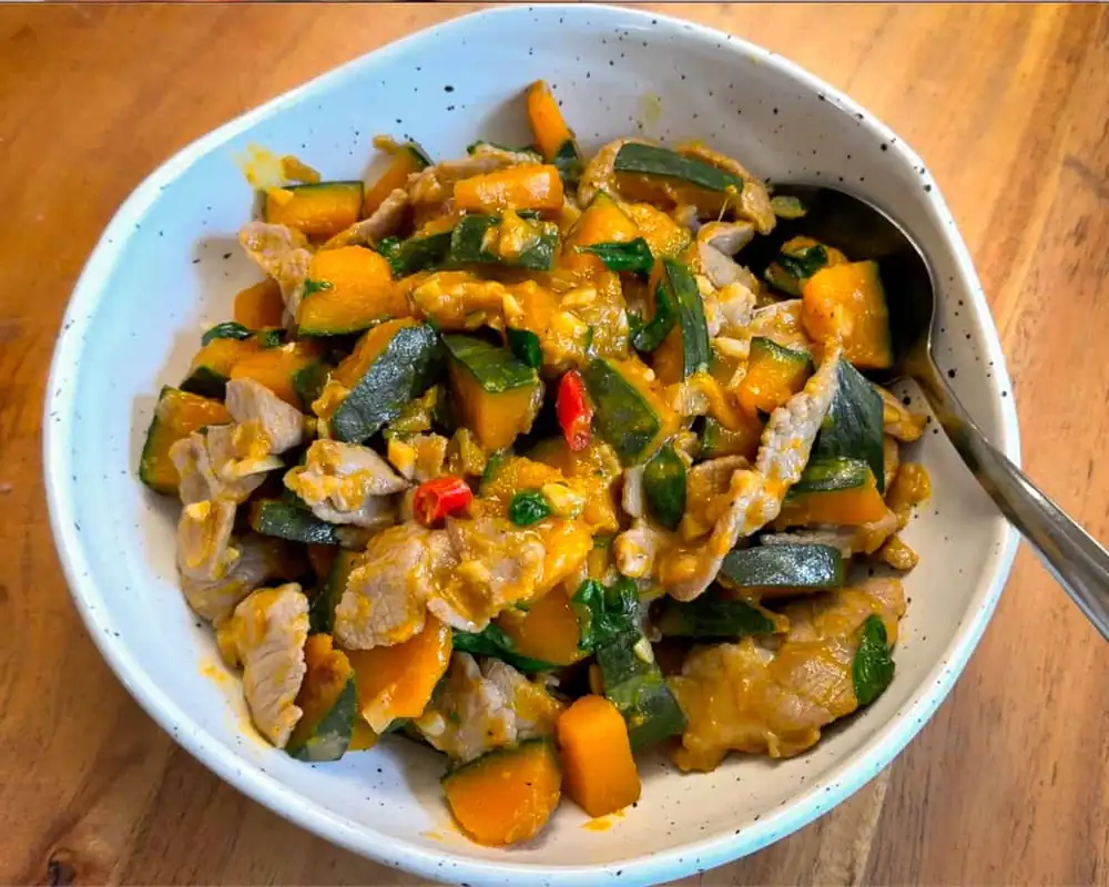 BONUS: Kabocha Squash Stir Fry with Shrimp Paste