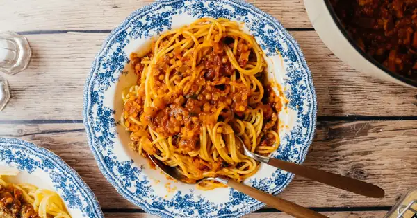 Vegan Lentil Bolognese