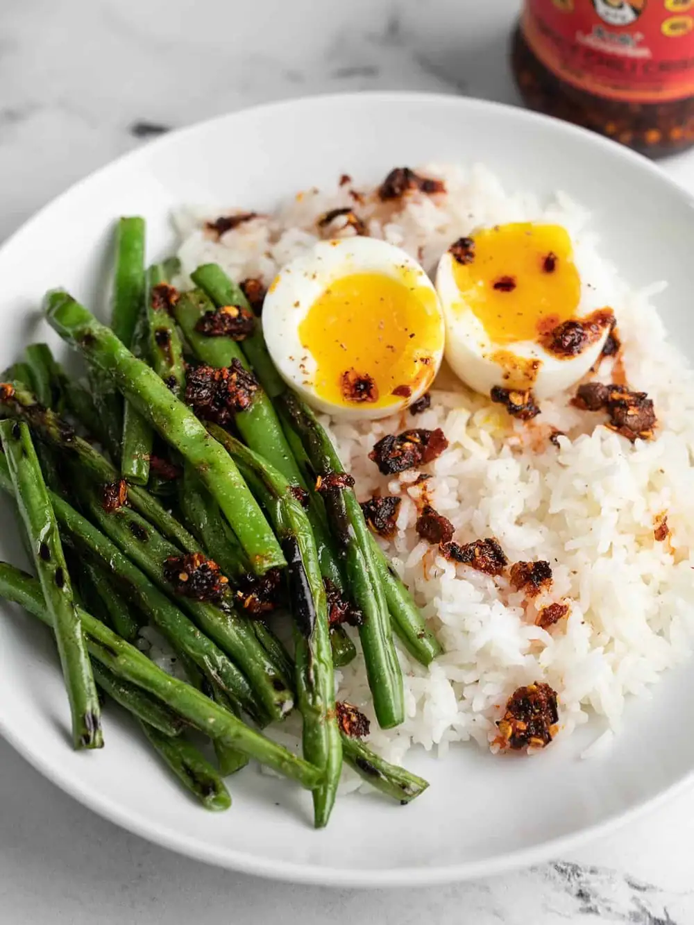 Blistered Green Bean Rice Bowl