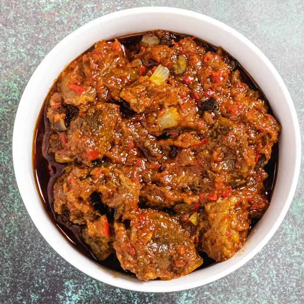Ofada Stew (Ayamase Stew)