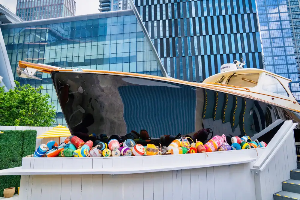 A New 200-Seat Boat Bar Anchors in Hudson Yards