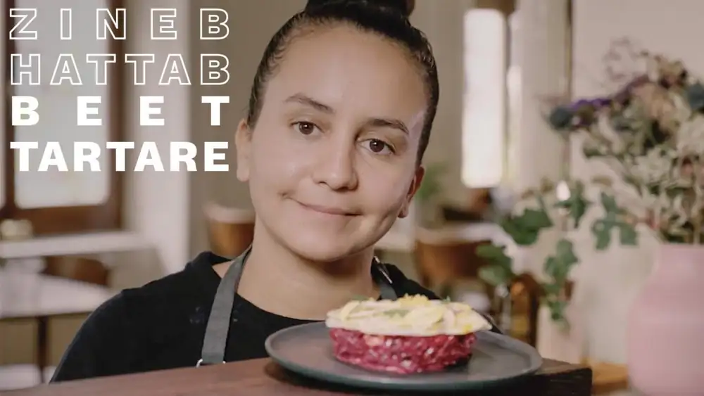 Beet Tartare with Crunchy Radishes by Zineb Hattab