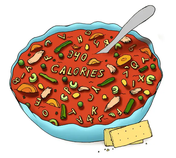 ¿Los libros de cocina necesitan información nutricional?