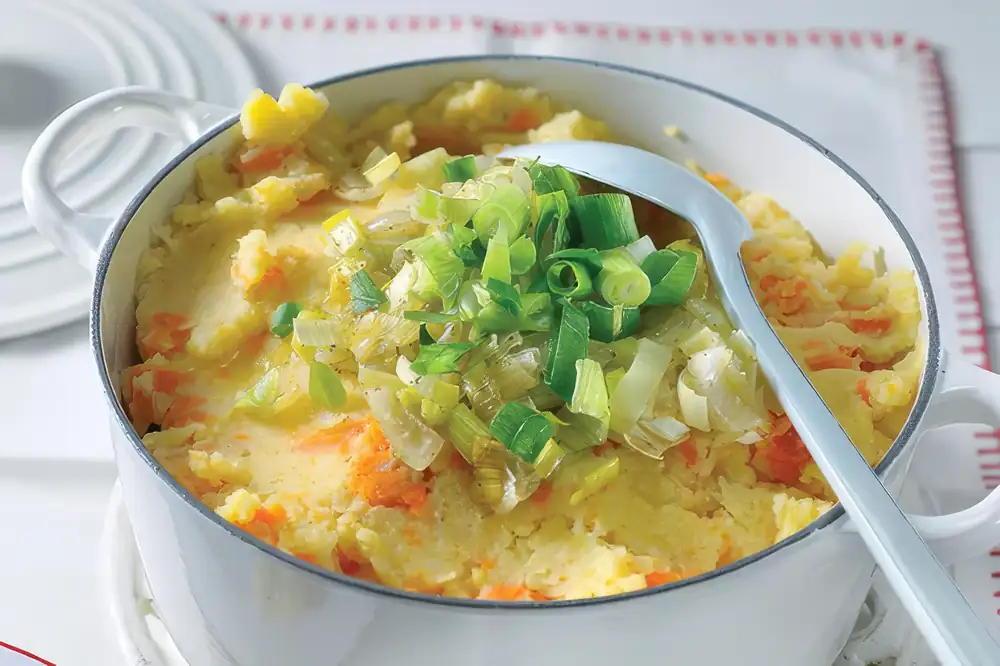 Stoemp: the Belgian mashed potato and vegetable dish made with butter