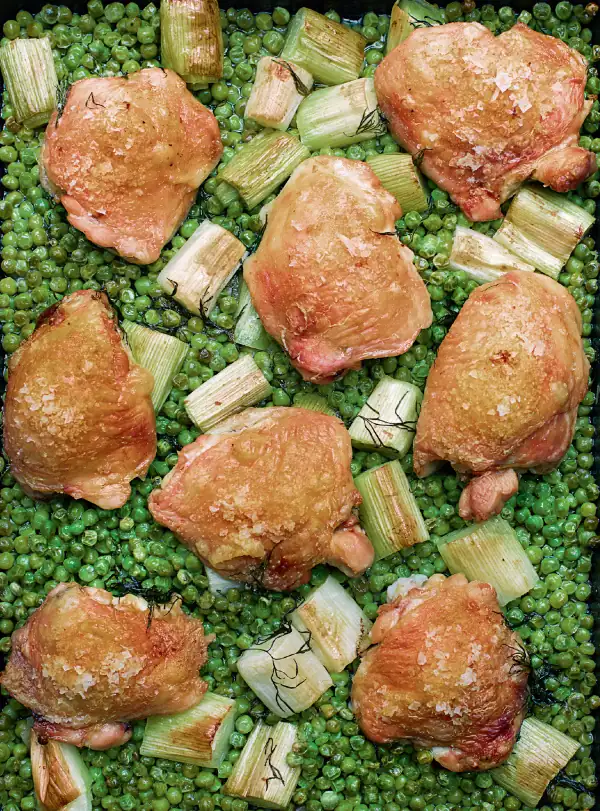 Chicken and Pea Traybake