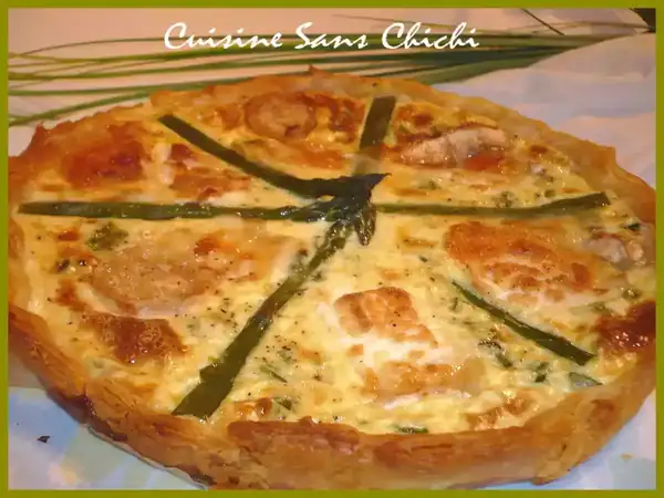 Recipe for asparagus and goat cheese tart