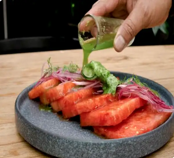 Watermelon Aguachile, Gerardo Vera at Nicos