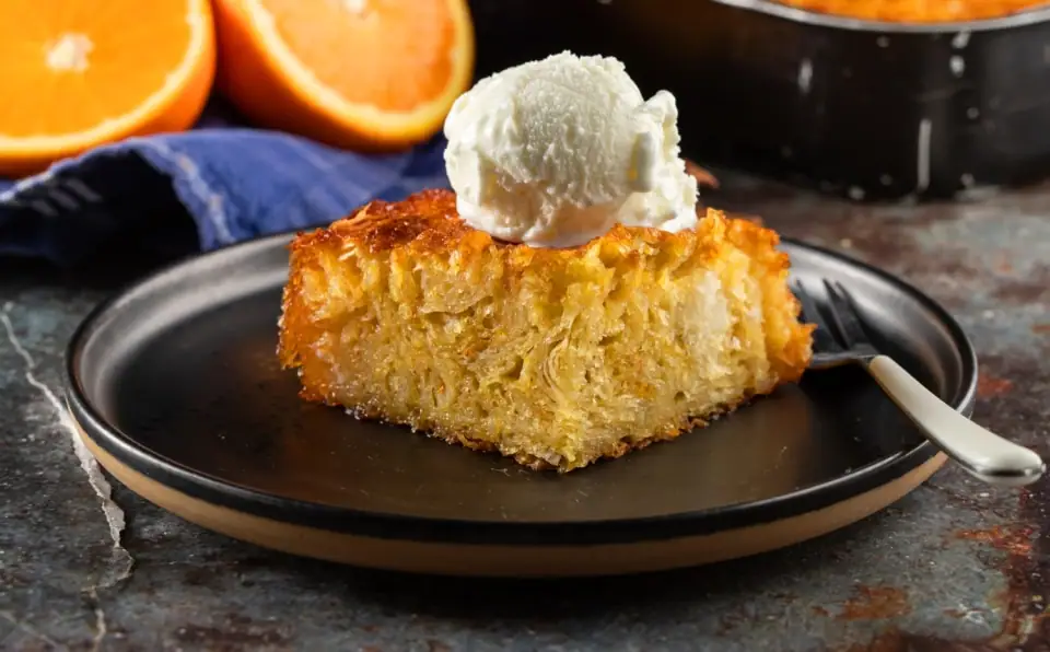 Portokalopita: Greek Orange Cake with Orange Syrup