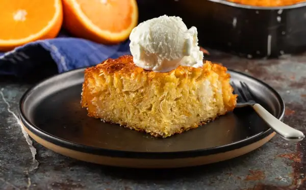 Portokalopita: Greek Orange Cake with Orange Syrup