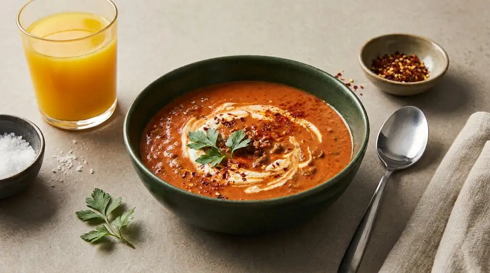Puedes recrear esta sopa picante en un abrir y cerrar de ojos