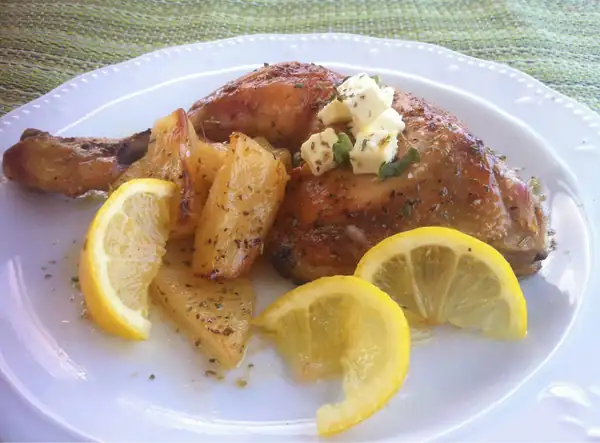 Crispy Greek Chicken Casserole with Creamy Lemon Sauce