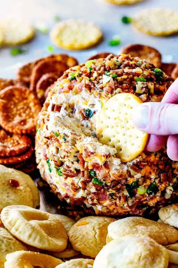 Bacon Ranch Cheese Ball (Video!)