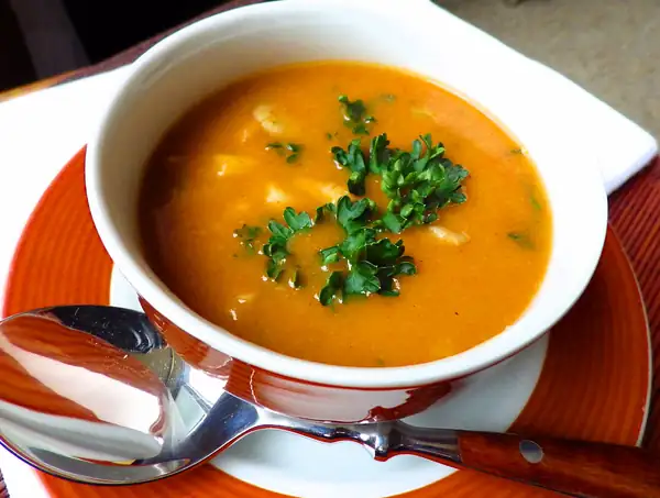 Oyster mushroom soup à la tripe