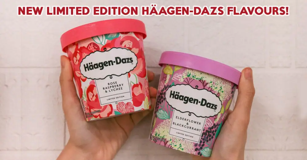Häagen-Dazs’ New Limited Edition Flavours Include Rose And Elderflower