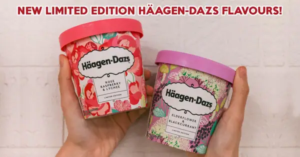 Häagen-Dazs’ New Limited Edition Flavours Include Rose And Elderflower