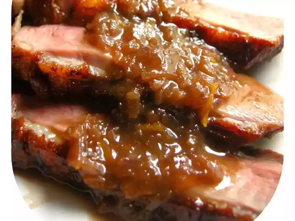 Recipe: Duck with quince, shallot and orange sauce