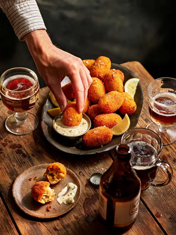 Belgian shrimp croquettes
