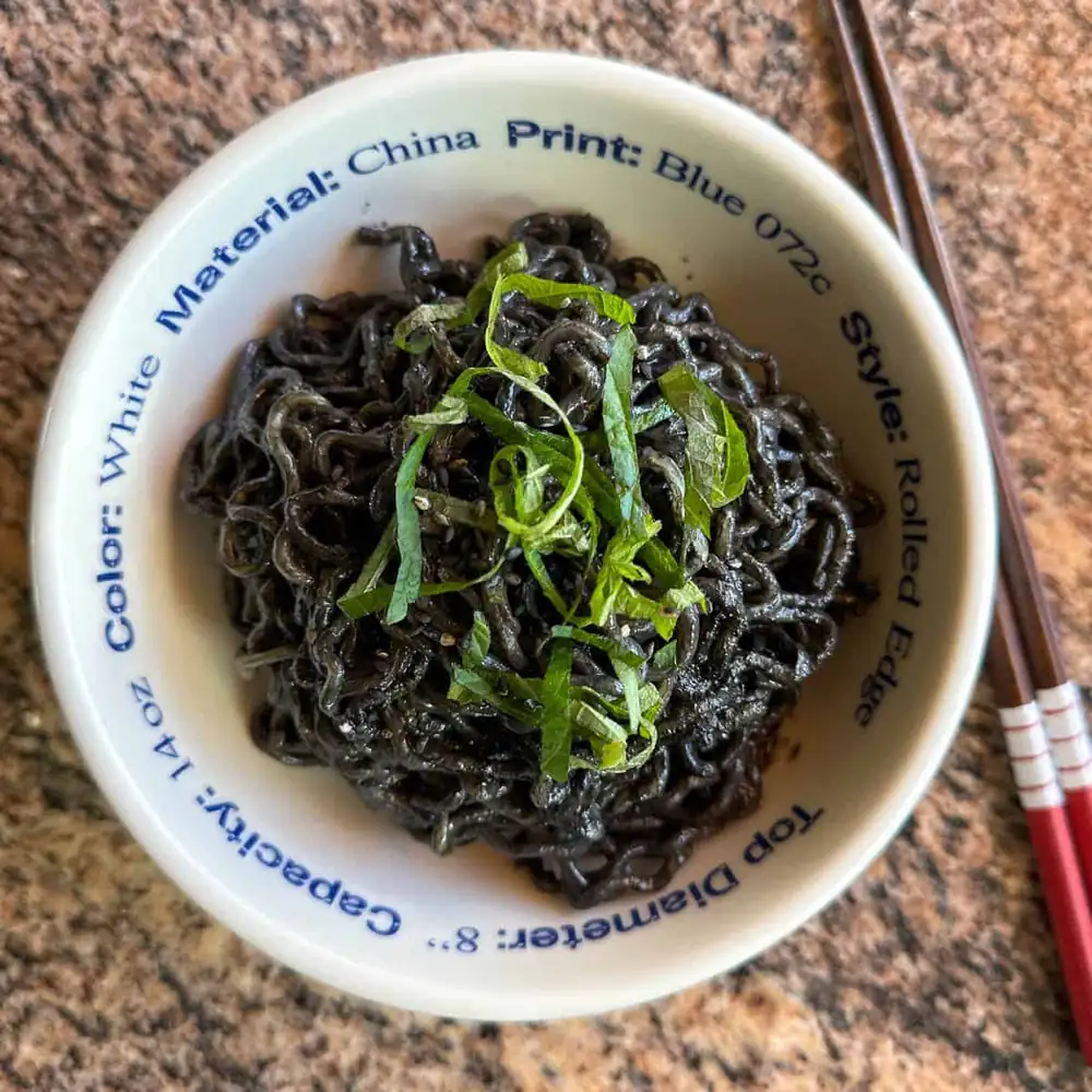 Black Sesame Noodles