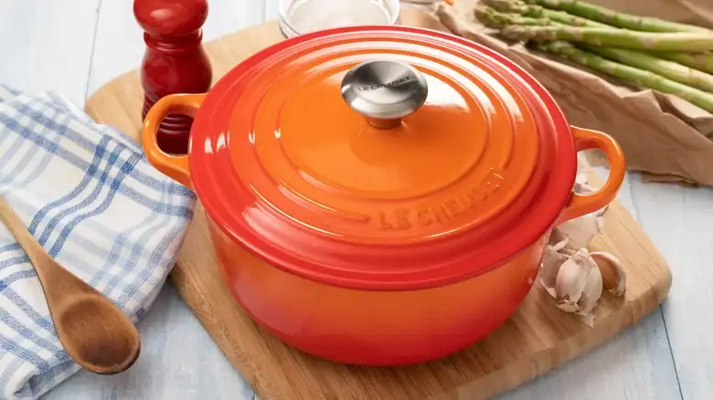 Michael Symon's Go-To Product For A Spotless Dutch Oven