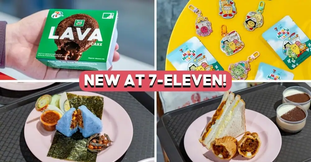 We Tried 7-Eleven’s New Milo Lava Cake, Curry’O Sandwich, And Nasi Lemak Onigiri