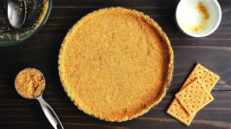 Browning the butter adds more flavor to the graham cracker base