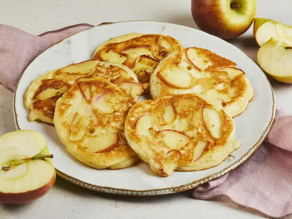 Tortitas de manzana: ¡tan esponjosas y deliciosas!