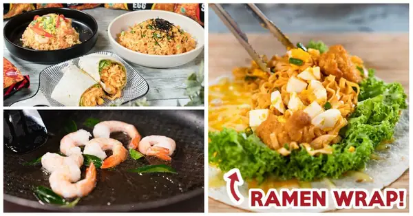 3 Ways To Zhng-Up Your Dry Instant Noodles Including Salted Egg Carbonara and Ramen Wraps